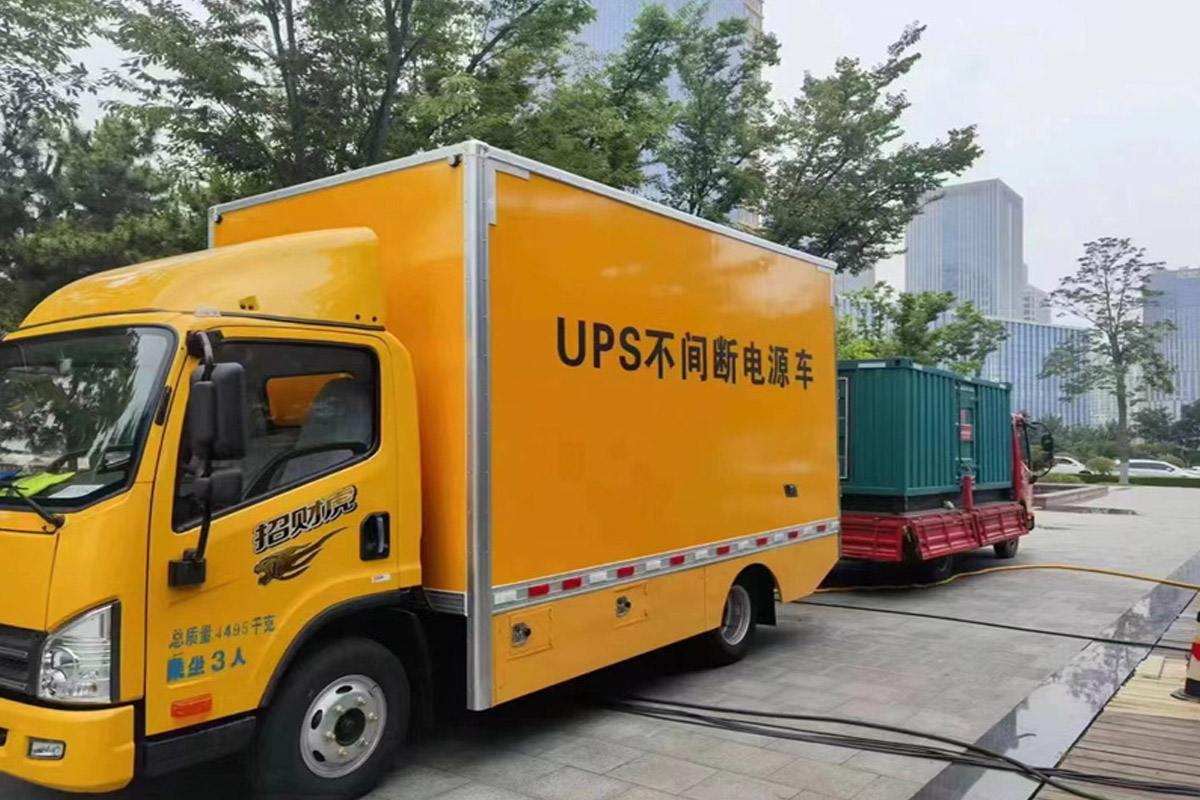 仙游发电机租赁施工现场