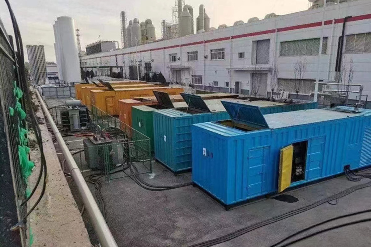 仙游发电机租赁施工现场